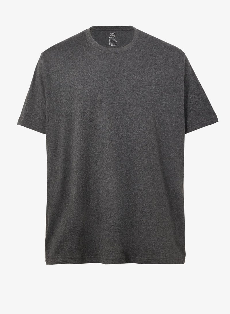 سفنتي فايف بيسيكس تيشيرت مقاس كبير بقصة عادية - Image 3